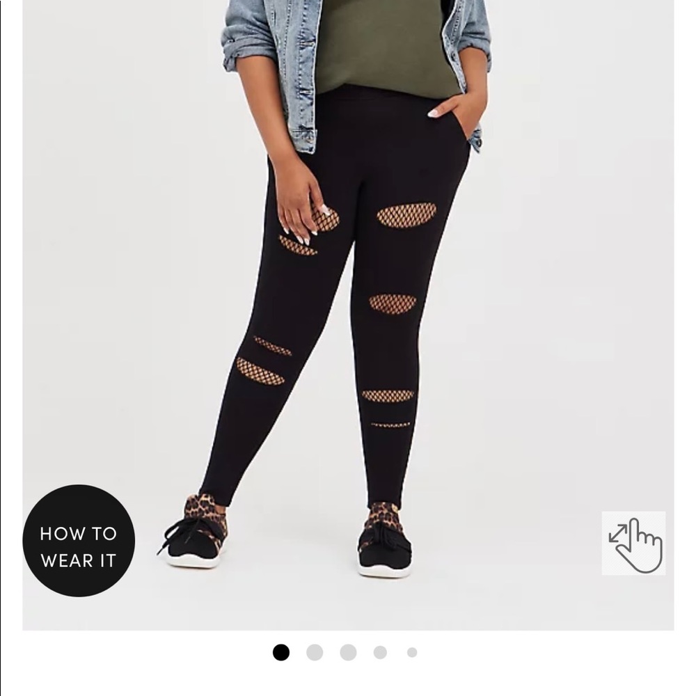 Fishnet leggings - Torrid size 4